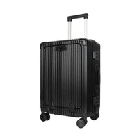 Thumbnail for 20” Aluminum Frame Front-Opening Carry-On With USB & Cup Holder