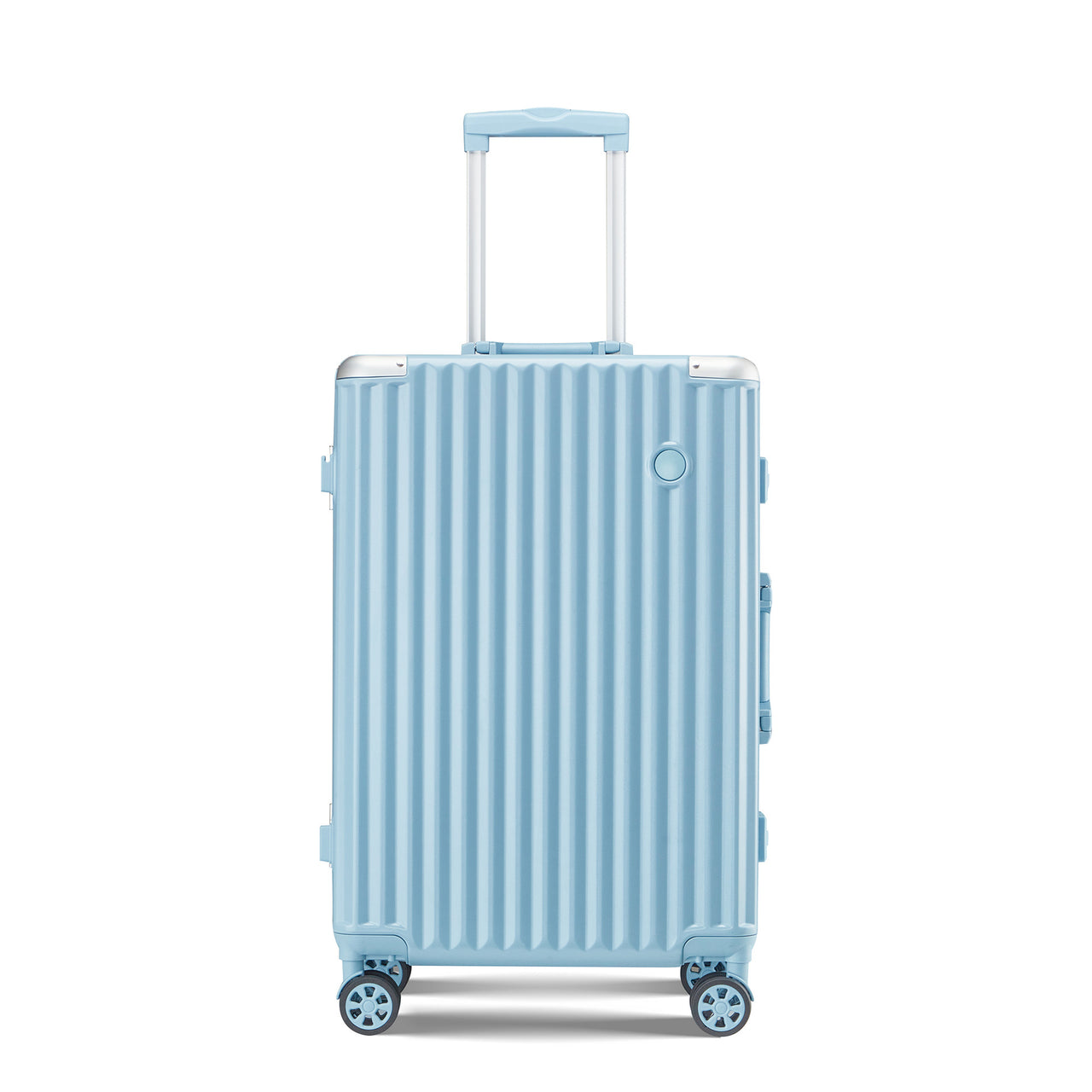 Aluminum Frame 3-Piece Hard-Shell Spinner Luggage Set