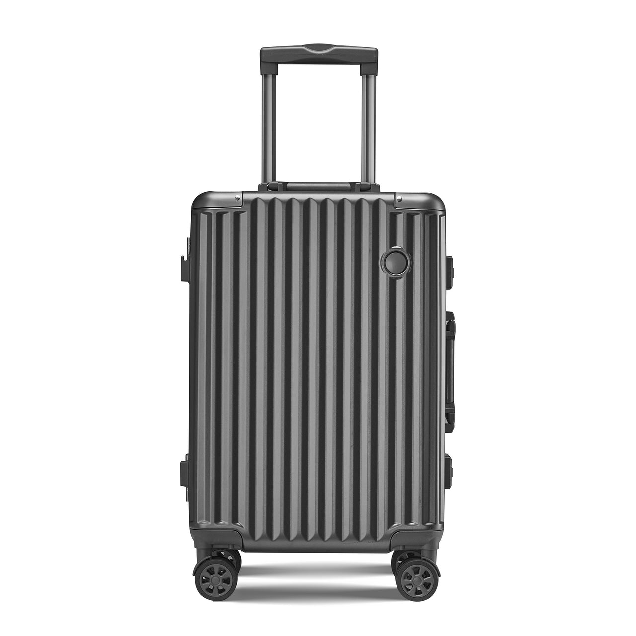 Aluminum Frame 3-Piece Hard-Shell Spinner Luggage Set