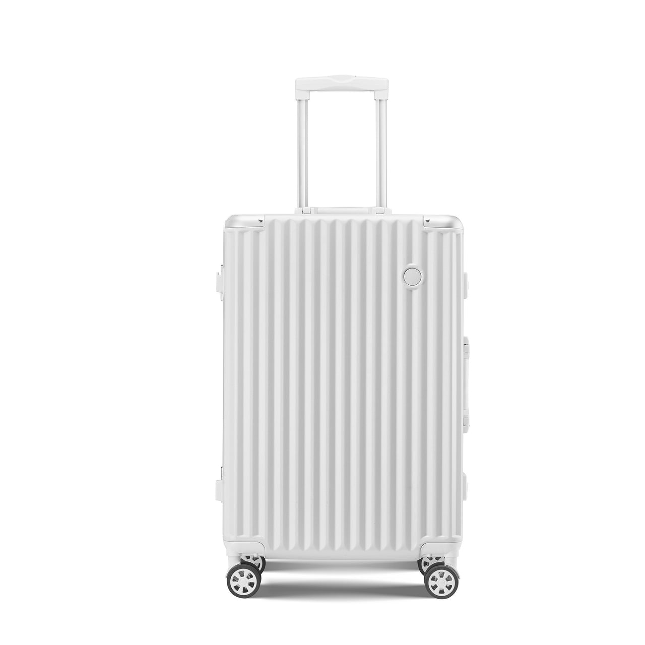 Aluminum Frame 3-Piece Hard-Shell Spinner Luggage Set