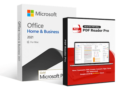 getmsoffice Microsoft Office 2021 Home & Business for Mac + PDF Reader Pro