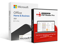 Thumbnail for getmsoffice Microsoft Office 2021 Home & Business for Mac + PDF Reader Pro