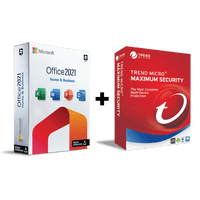 Thumbnail for getmsoffice Microsoft Office 2021 Home & Business + Trend Micro Maximum Security