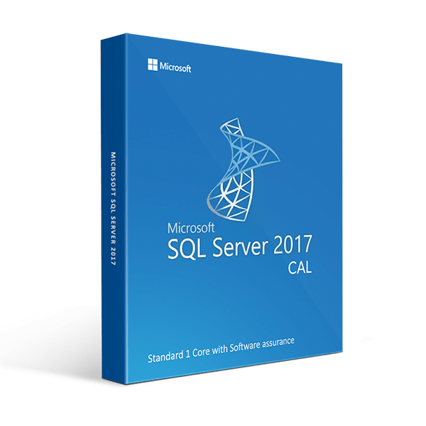 Microsoft Software SQL Server 2017 Standard 1 Core with Software assurance