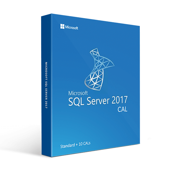 Microsoft Software SQL Server 2017 Standard + 10 CALs