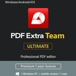 Mobisystems PDF Extra Ultimate Team (Yearly subscription, 6 users)