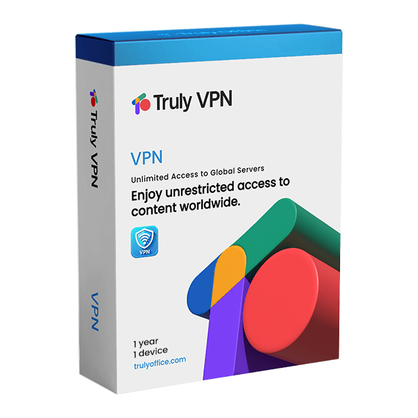 Truly Office Software Truly VPN 1 Yr 1 Device