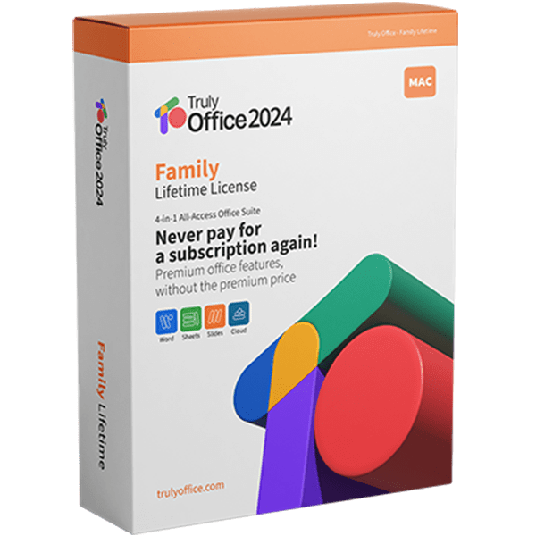 Truly Office Truly Office 2024 Family Lifetime for Mac