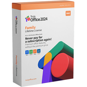 Truly Office 2024 Family Lifetime for Mac